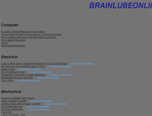 Tablet Screenshot of brainlubeonline.com
